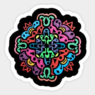 Colorful Mandala Sticker